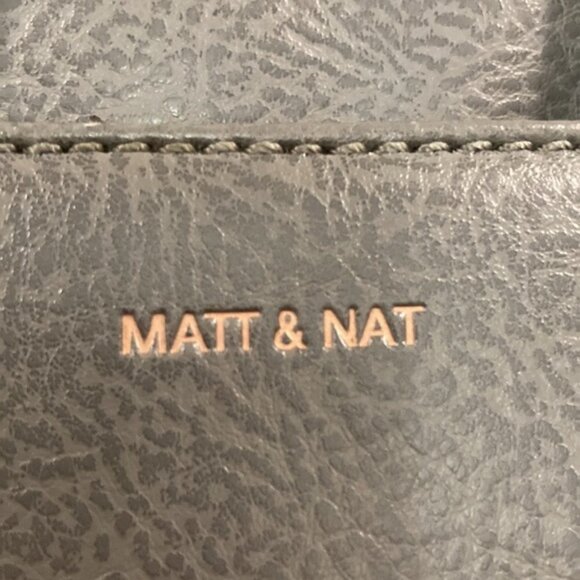 Matt & Nat Kintla Grey Crossbody Satchel Bag ok - Picture 7 of 16